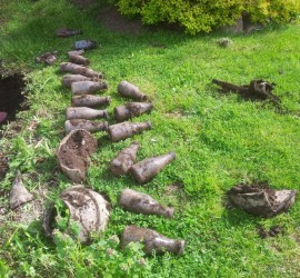 Milk Bottles Dug Up On Farm